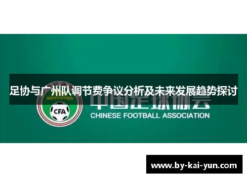 足协与广州队调节费争议分析及未来发展趋势探讨